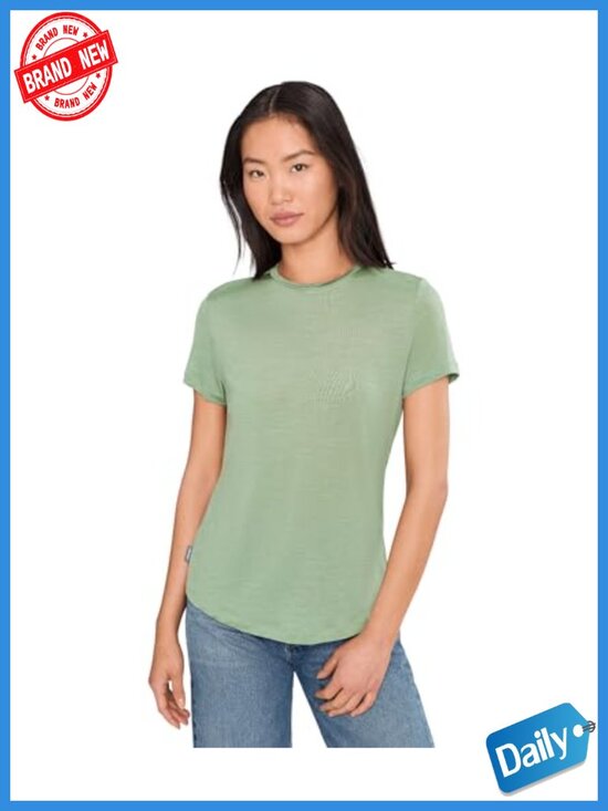 Tops - Cool-Lite Merino Wool Blend Short Sleeve Tee - Lightweight Breathable Activewear